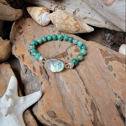 African Turquoise Natural Healing Gemstone..
