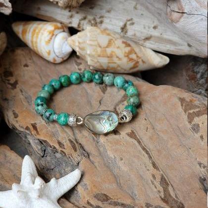 African Turquoise Natural Healing Gemstone..