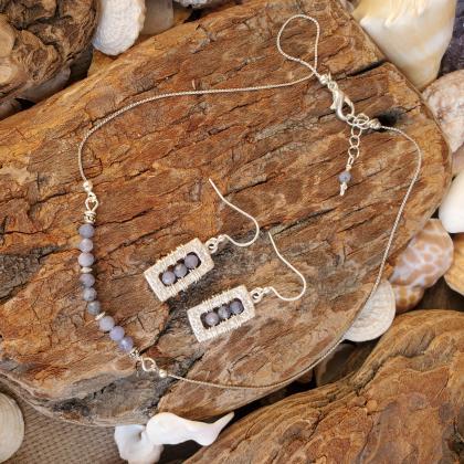 Tanzanite Natural Healing Gemstone Necklace 16..