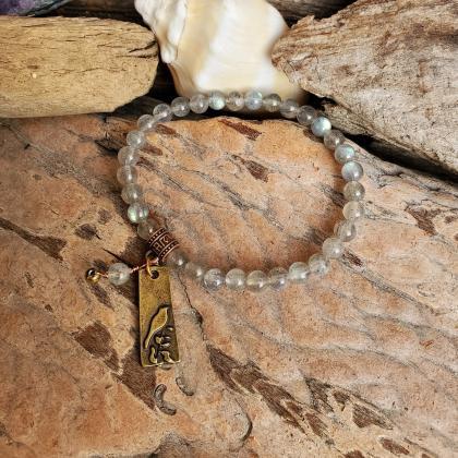 Labradorite Natural Healing Gemstone Bracelet With..